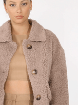 Seashell Jacket in Taupe