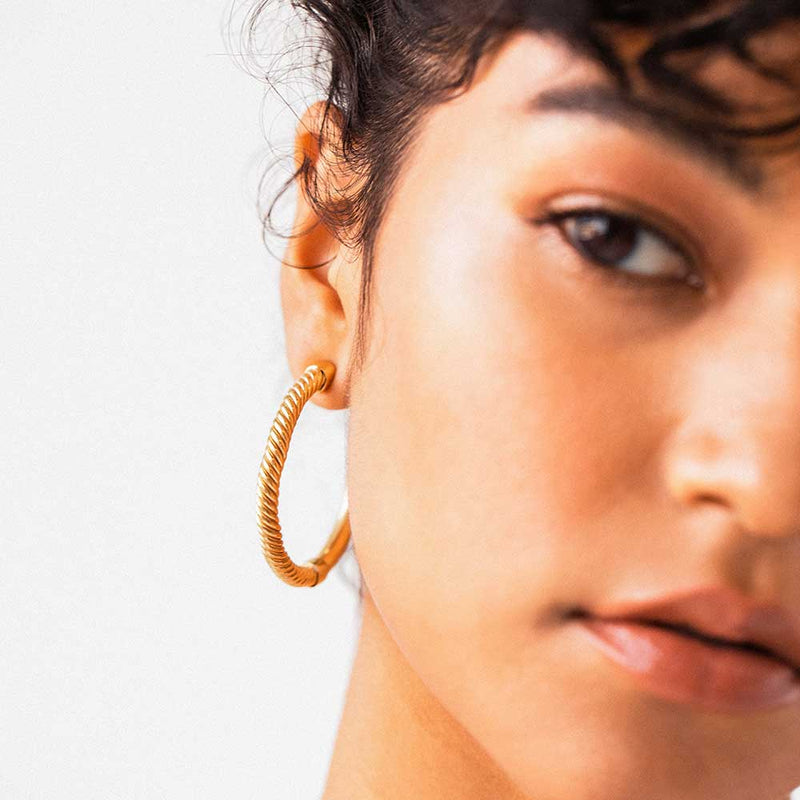 Uzi Hoop Earrings
